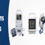 vital sign monitor measuring heart rate