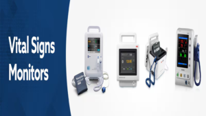 vital sign monitor measuring heart rate